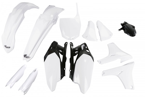 Full Plastic Kit white for Yamaha YZ 450 F (2010)